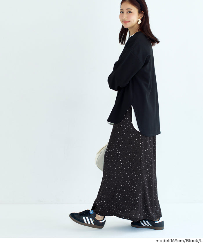 日系水玉綁帶魚尾裙