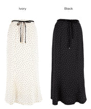 日系水玉綁帶魚尾裙