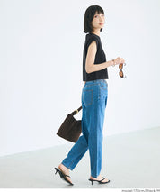 棉質淨色圓領法式袖T恤 (Smooth raglan sleeveless top)