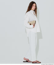 森系棉質蕾絲長袖襯衫