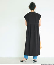 日系長版短袖襯衫連衣裙(Tucked Shirt Dress)