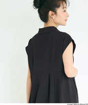 日系長版短袖襯衫連衣裙(Tucked Shirt Dress)