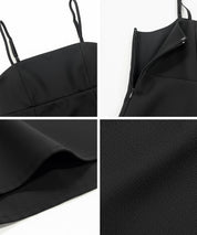 日系女神魚尾細肩帶連身裙