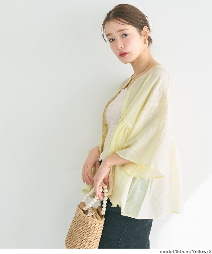 空氣感日系荷葉邊襯衫