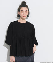 空氣感日系荷葉邊襯衫