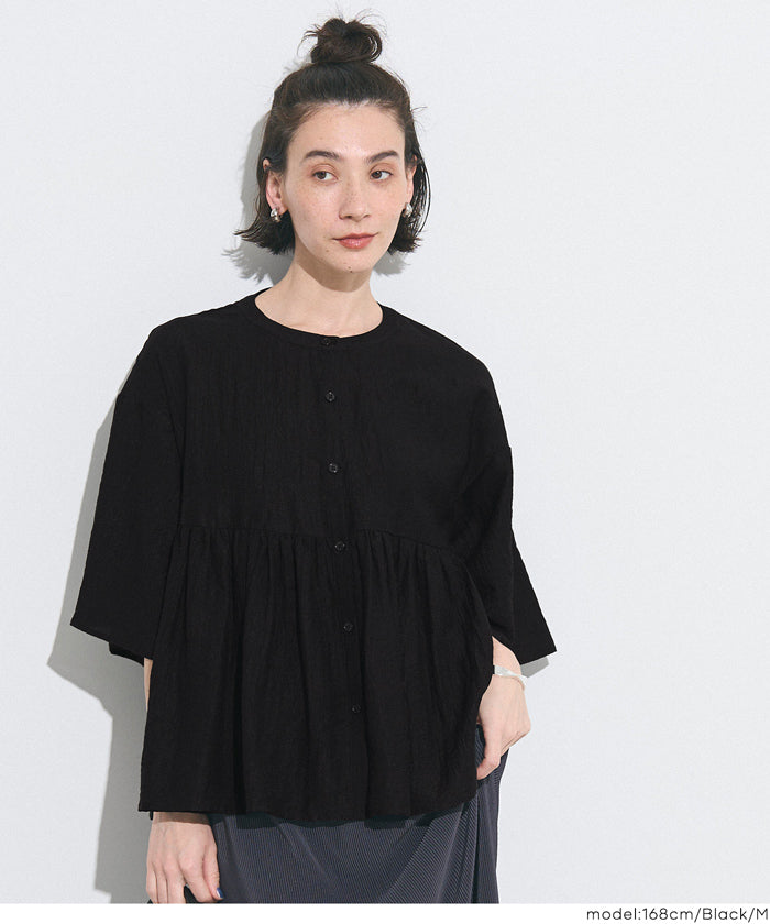 空氣感日系荷葉邊襯衫