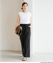 3D美腿涼感抽繩通勤西裝寬褲 (3D Summer Wide Pants)
