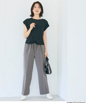 3D美腿涼感抽繩通勤西裝寬褲 (3D Summer Wide Pants)