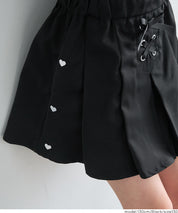 童裝愛心綁帶設計迷你百褶裙