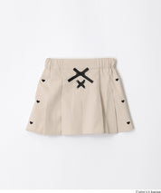 童裝愛心綁帶設計迷你百褶裙