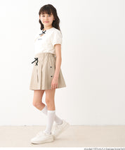 童裝愛心綁帶設計迷你百褶裙