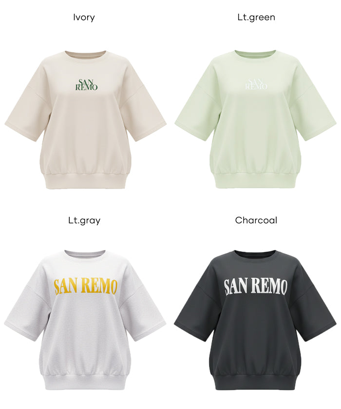 英字LOGO短袖衛衣