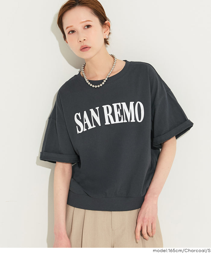 英字LOGO短袖衛衣