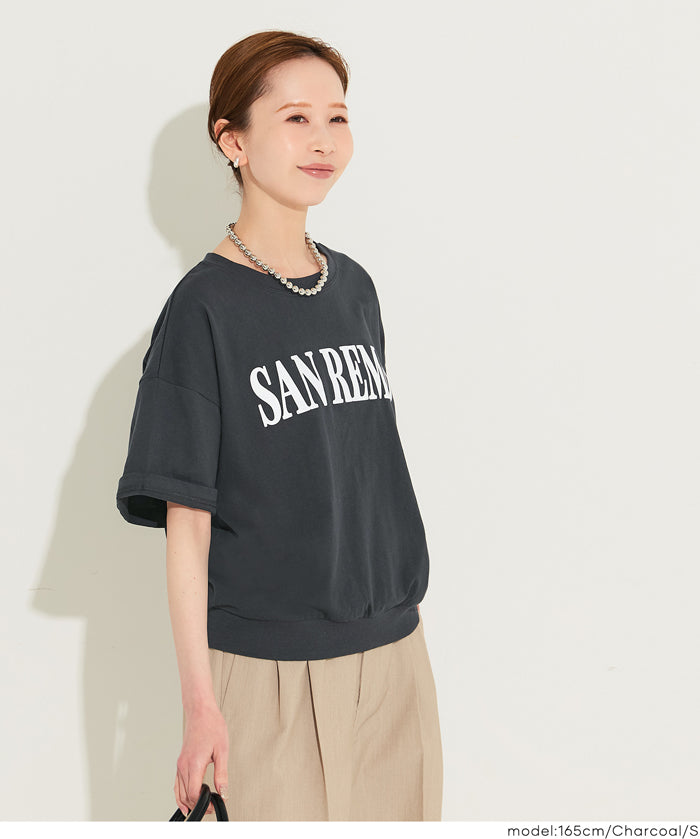 英字LOGO短袖衛衣