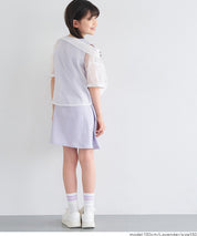 童裝假兩件拼接連衣裙