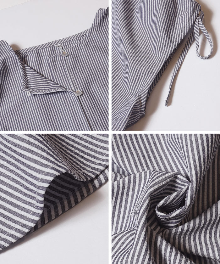 凹凸肌理短版抽皺設計娃娃襯衫 (Soccer Gathered Blouse)
