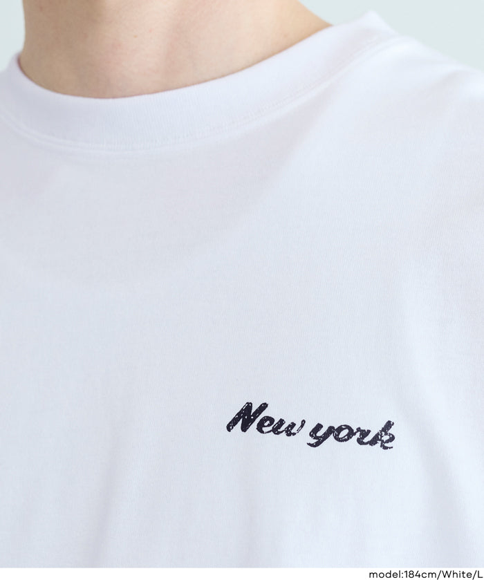 男裝胸口LOGO短袖上衣 (Men's T-shirt with chest print)
