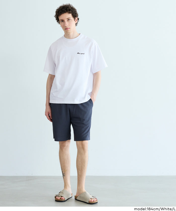男裝胸口LOGO短袖上衣 (Men's T-shirt with chest print)