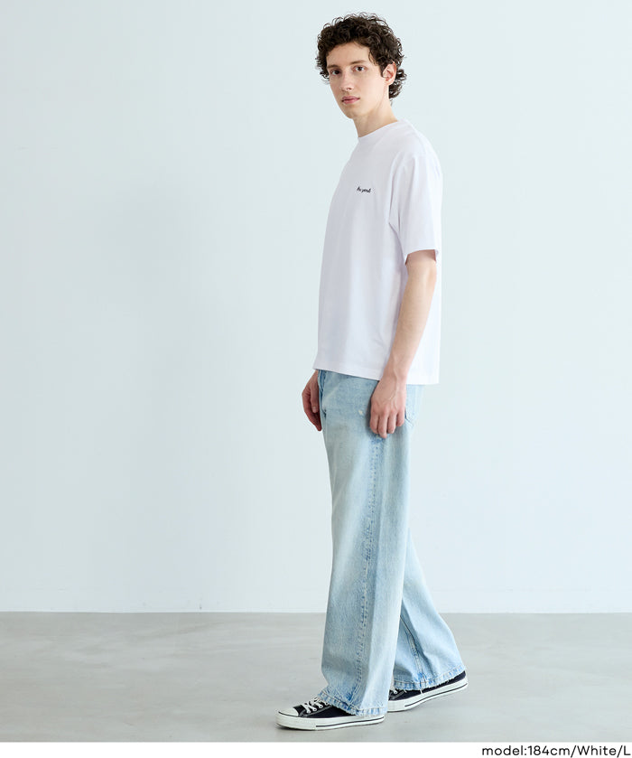 男裝胸口LOGO短袖上衣 (Men's T-shirt with chest print)