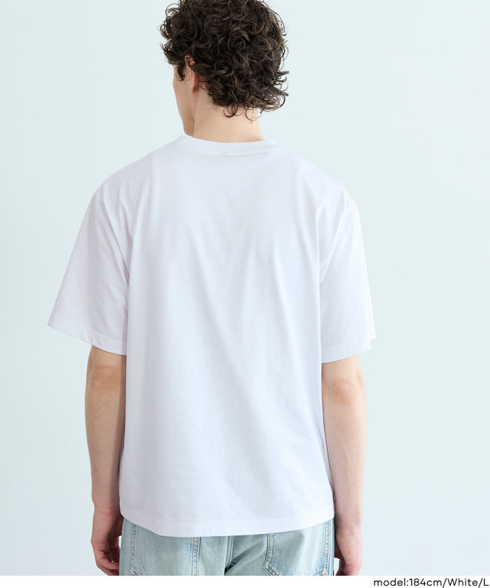 男裝胸口LOGO短袖上衣 (Men's T-shirt with chest print)