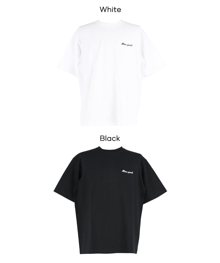 男裝胸口LOGO短袖上衣 (Men's T-shirt with chest print)