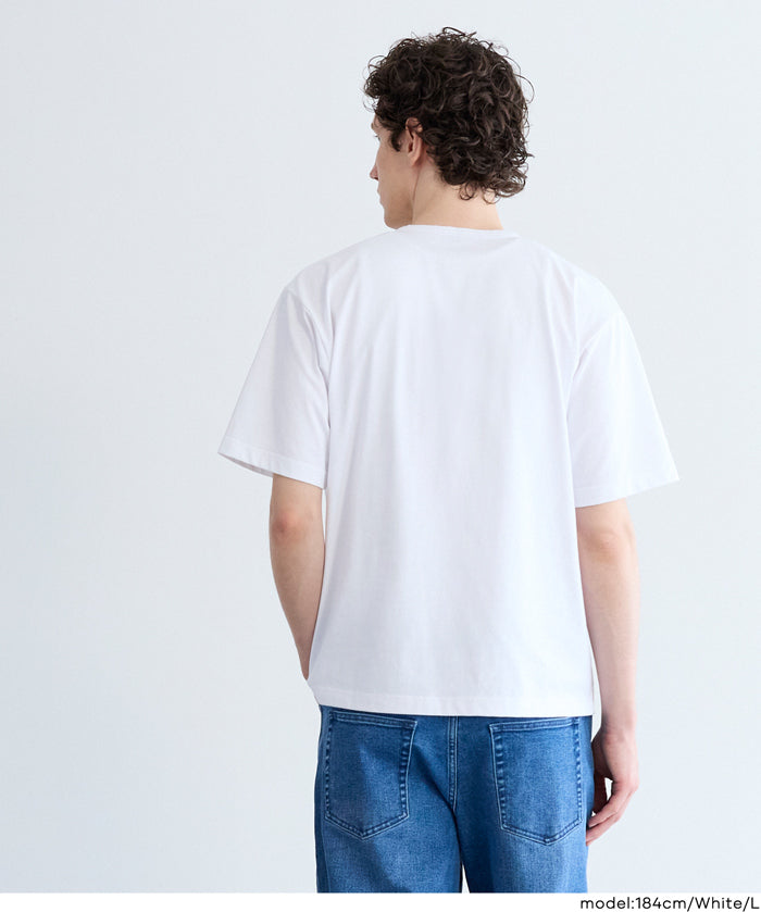 男裝亨利領短袖上衣 T-shirt