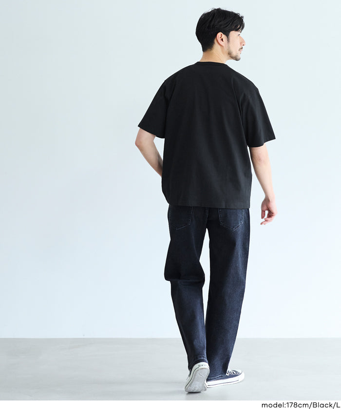 男裝亨利領短袖上衣 T-shirt