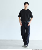 男裝亨利領短袖上衣 T-shirt