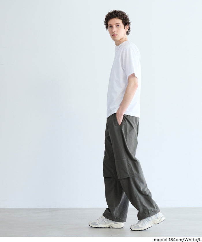 男裝亨利領短袖上衣 T-shirt