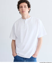 男裝亨利領短袖上衣 T-shirt