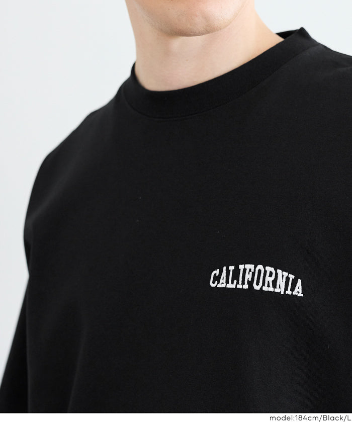 男裝刺繡logo短袖上衣 T-shirt