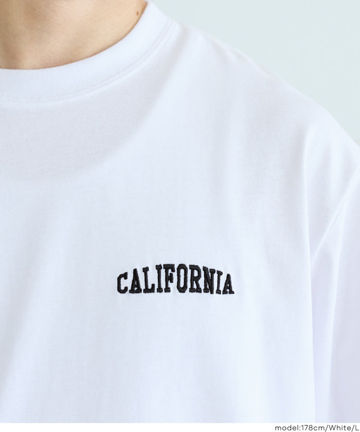 男裝刺繡logo短袖上衣 T-shirt