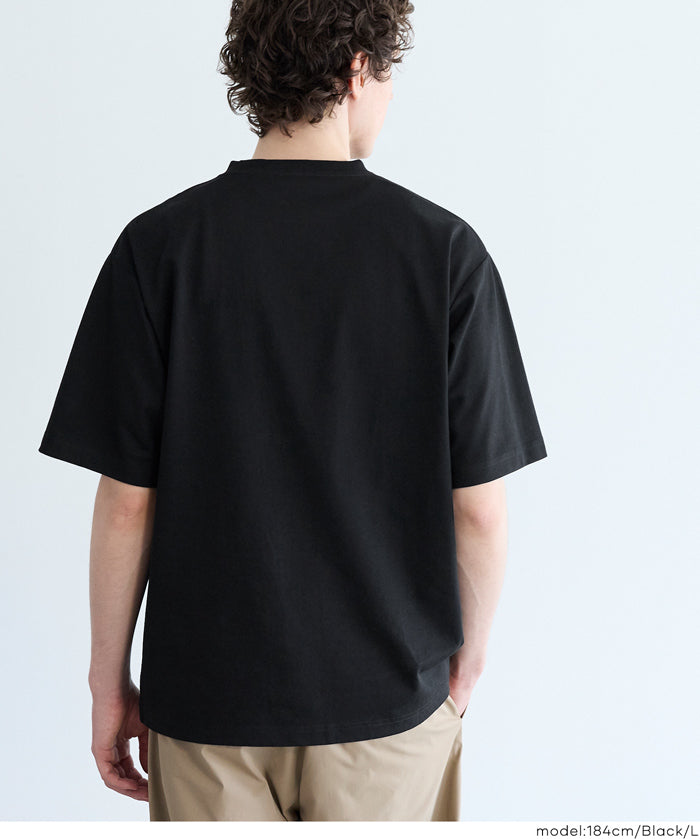 男裝刺繡logo短袖上衣 T-shirt