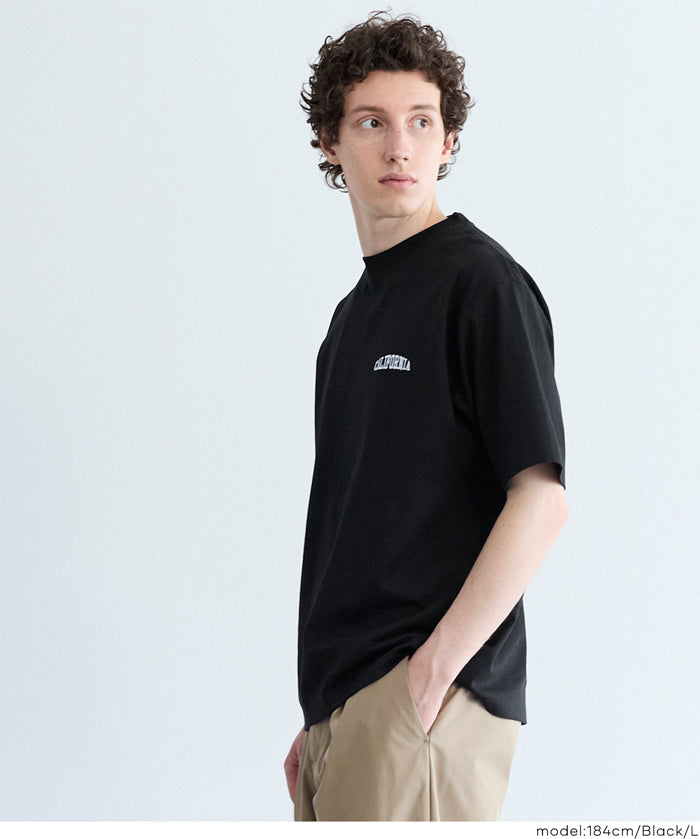 男裝刺繡logo短袖上衣 T-shirt