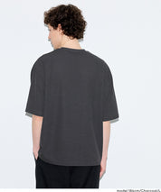 男裝棉麻質感短袖上衣 (Linen-like T-shirt)