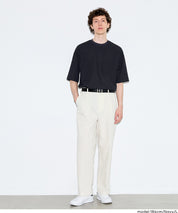 男裝棉麻質感短袖上衣 (Linen-like T-shirt)