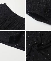 【早秋新品】 個性線條休閒寬褲