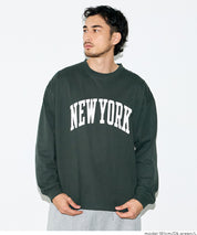 【早秋新品】 男裝英字LOGO長袖T-shirt