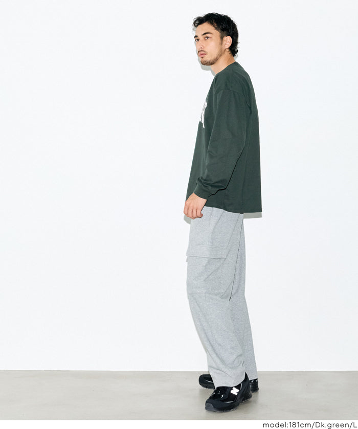 【早秋新品】 男裝英字LOGO長袖T-shirt