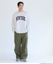 【早秋新品】 男裝英字LOGO長袖T-shirt