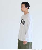 【早秋新品】 男裝英字LOGO長袖T-shirt