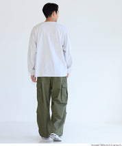 【早秋新品】 男裝英字LOGO長袖T-shirt