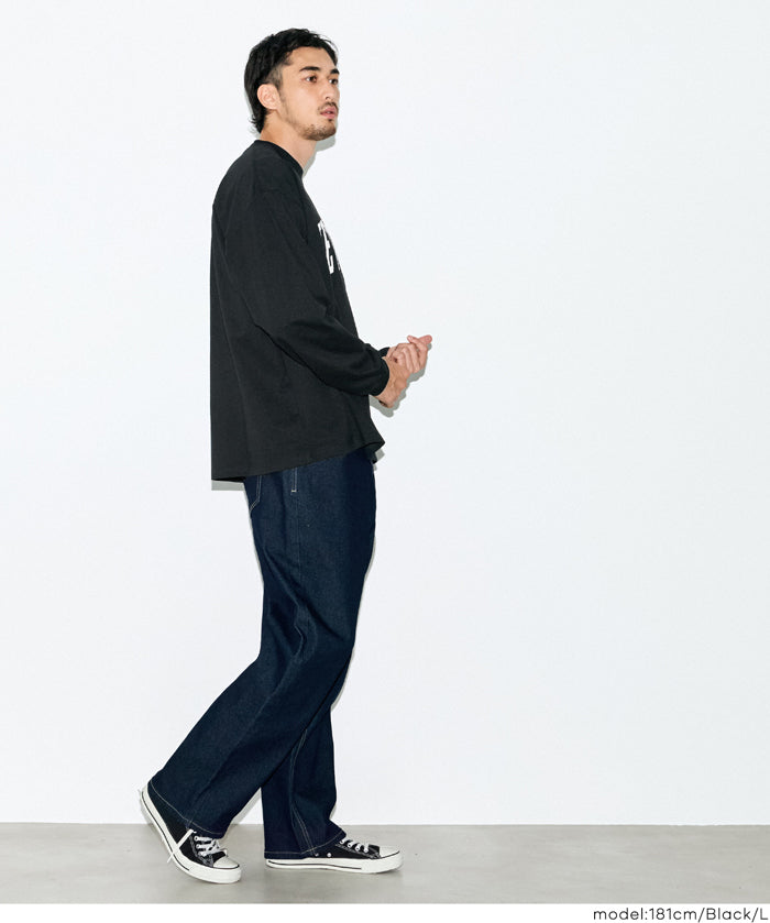 【早秋新品】 男裝英字LOGO長袖T-shirt