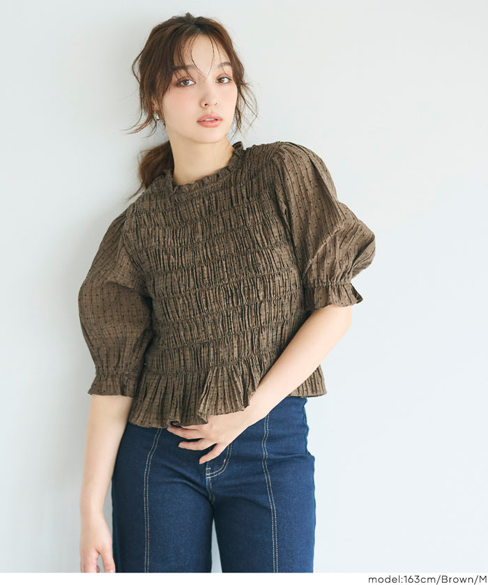 【早秋新品】 日系抽摺設計感上衣