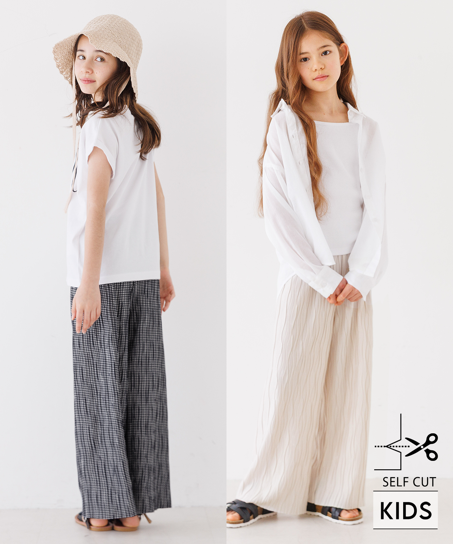 童裝水波紋薄款休閒褲 親子裝