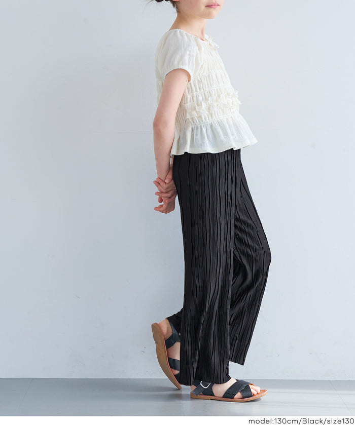 童裝水波紋薄款休閒褲 親子裝