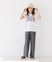 童裝水波紋薄款休閒褲 親子裝