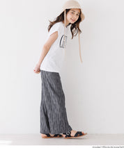 童裝水波紋薄款休閒褲 親子裝