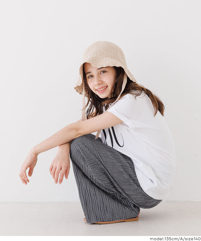 童裝水波紋薄款休閒褲 親子裝