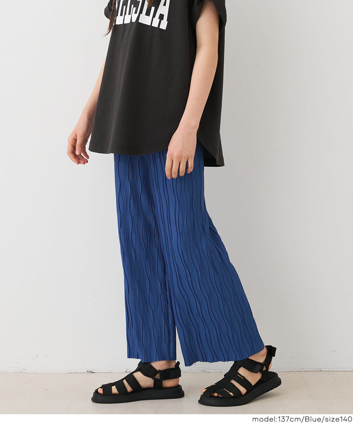 童裝水波紋薄款休閒褲 親子裝